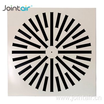 Air conditioning Steel Square Swirl Diffuser Register